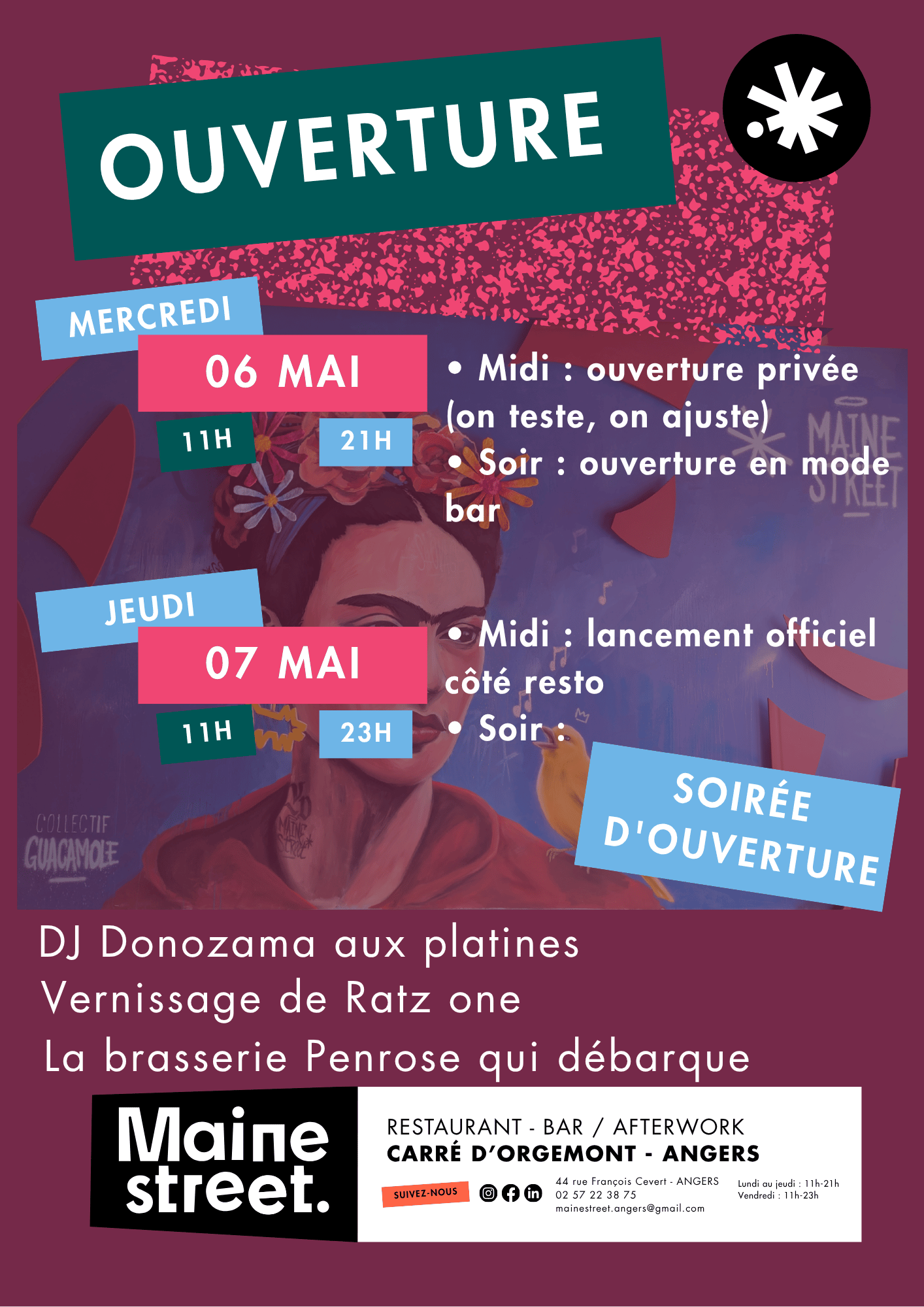 Affiche Ouverture privée